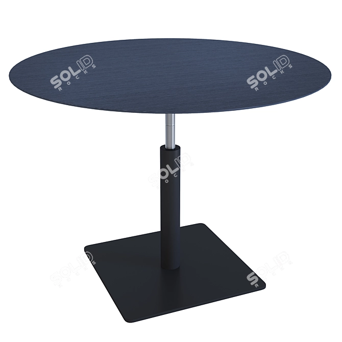 Versatile Adjustable Indoor Tables Giro 3D model image 2