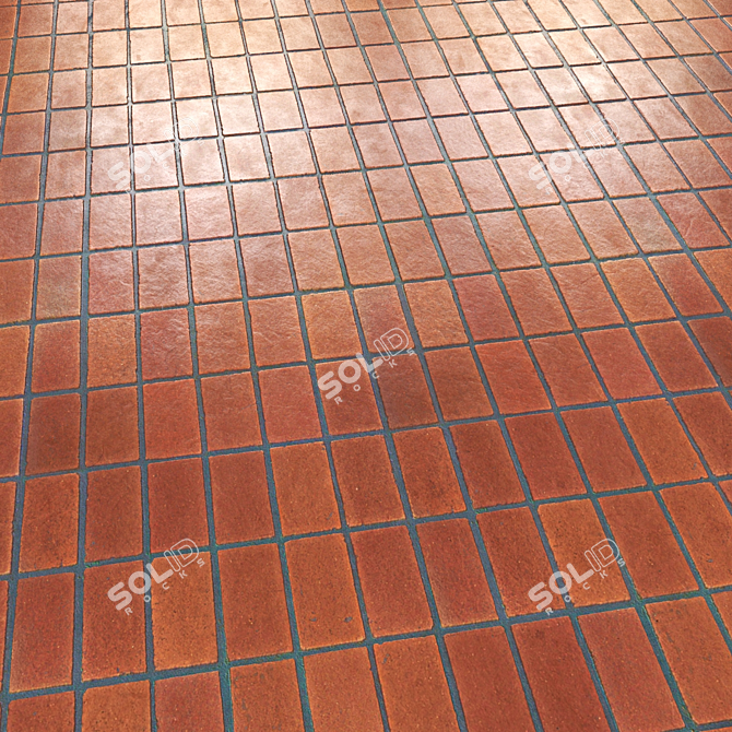 Timeless Rustic Terracotta Tiles 3D model image 2