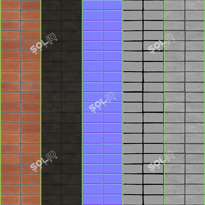 Timeless Rustic Terracotta Tiles 3D model image 4