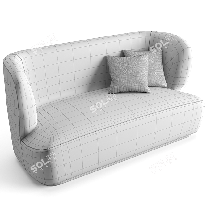 Gubi Stay 150cm Sofa: Timeless Design 3D model image 6
