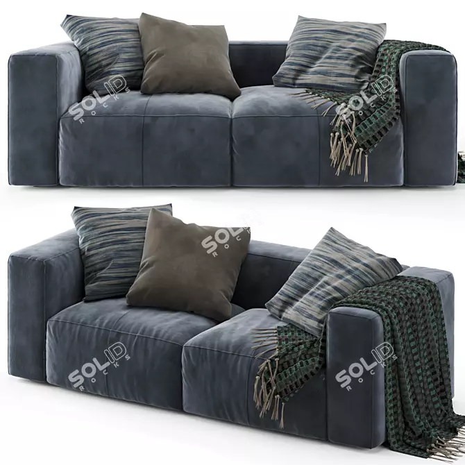 Modern Nils Sofa with Stunning Design 3D model image 2