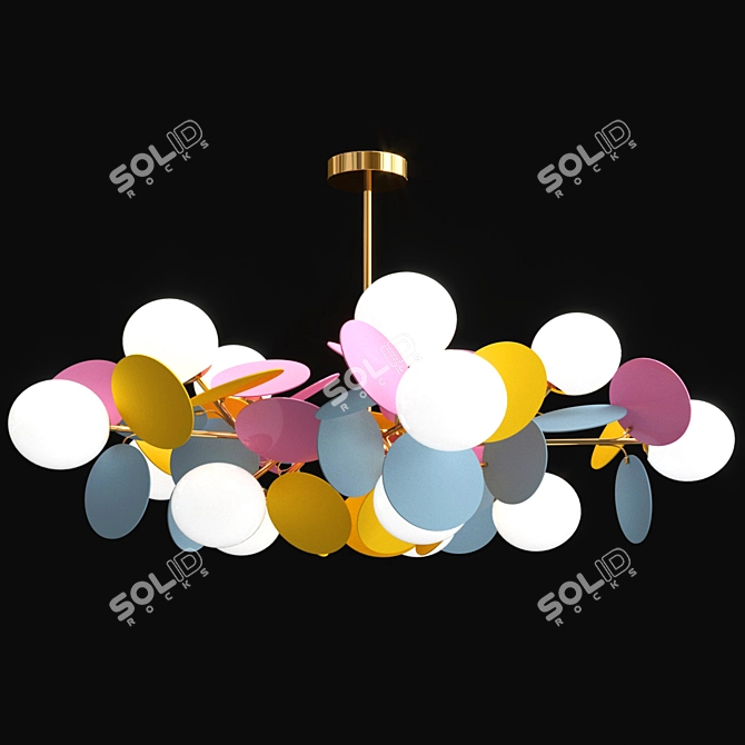 Matisse Chandelier Set: Elegant Lighting Collection 3D model image 2