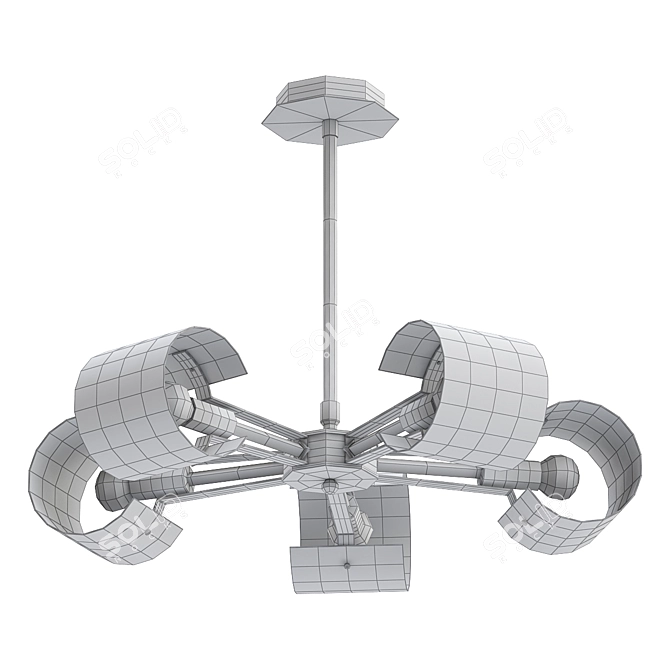 Freya FR5024PL-05GR: Elegant and Modern Pendant Chandelier 3D model image 2