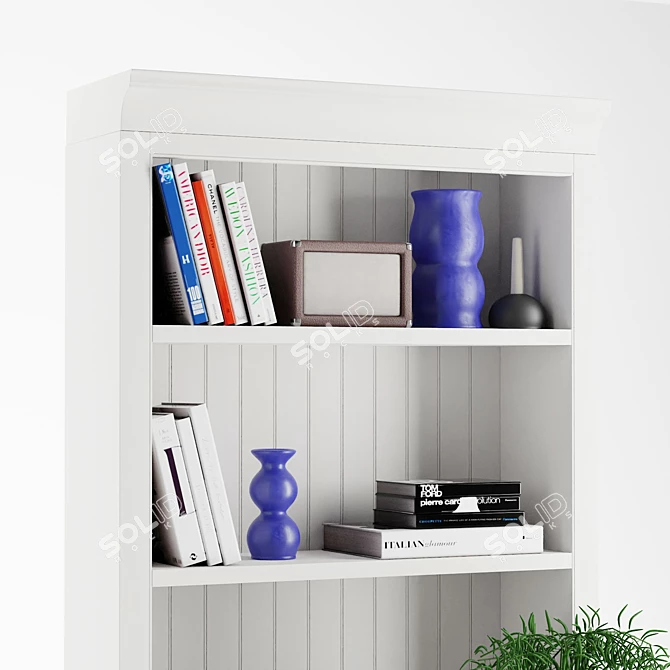 Aubrey Classic Bookcase 3D model image 4