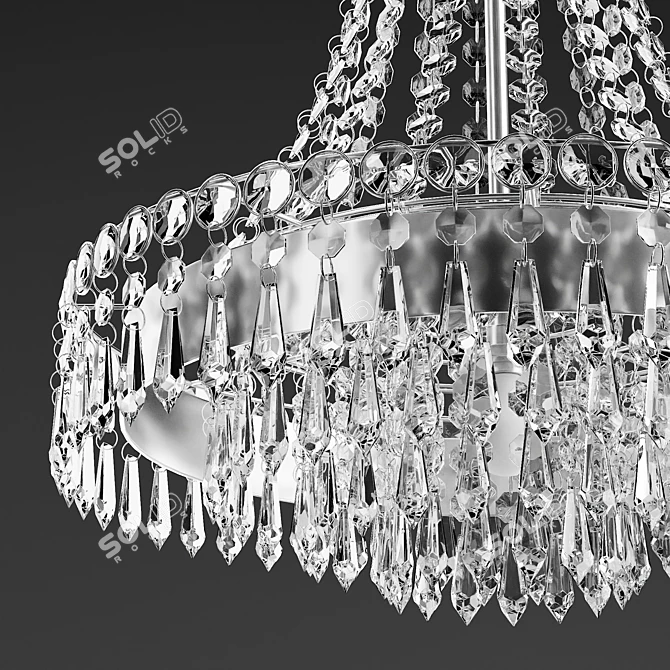 Laura Ashley Enid Chandelier: Classic Elegance 3D model image 5