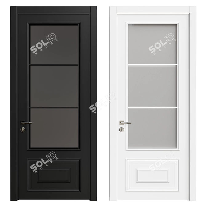 Modern Interior Door | Stylish Design 3D model image 1