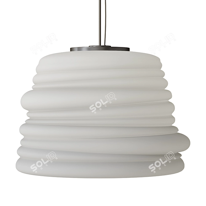 Minimalist Pendant Light: Nedgis Bibendum 3D model image 1