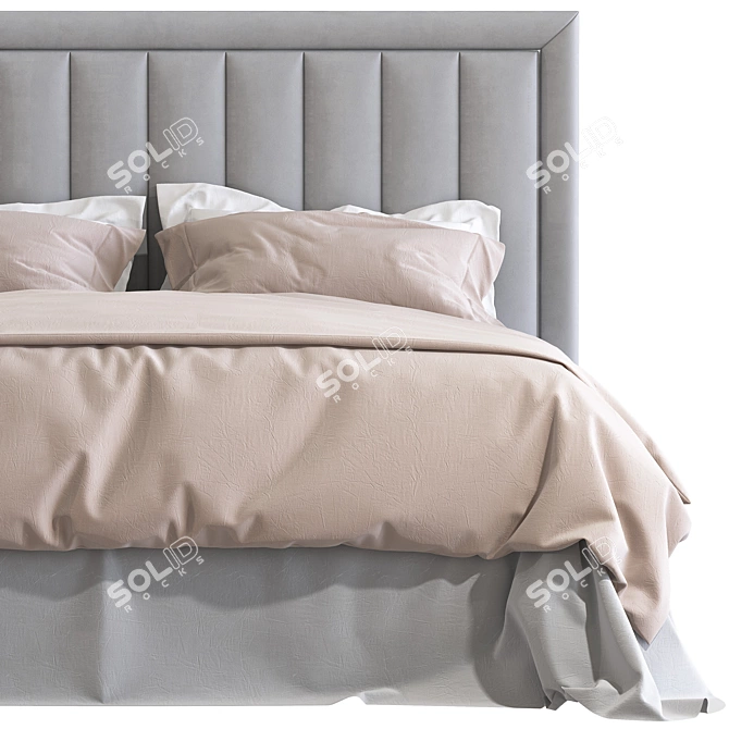 Colette Bed 3 - Stylish and Comfortable 3D model image 4