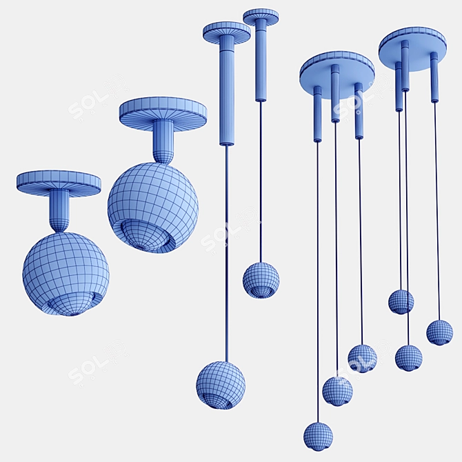 Sleek Spotlight: MODUPOINT-MARBULITO 3D model image 3