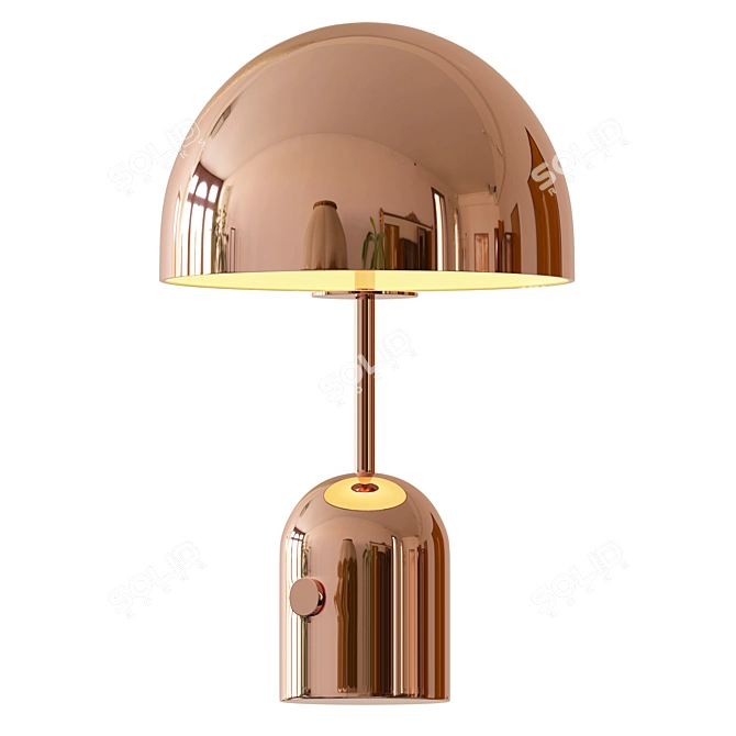 Dixon Bell Table Lamp 3D model image 2