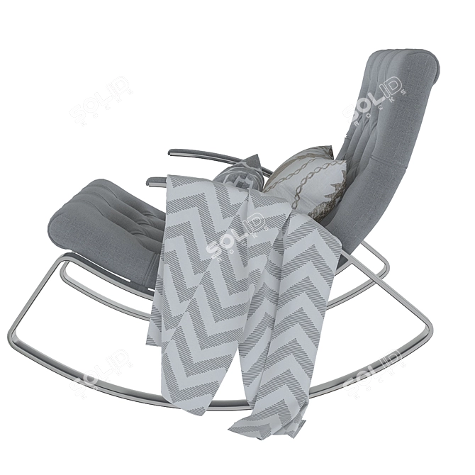 Title: Desiree Armchair: Elegant Comfort 3D model image 3