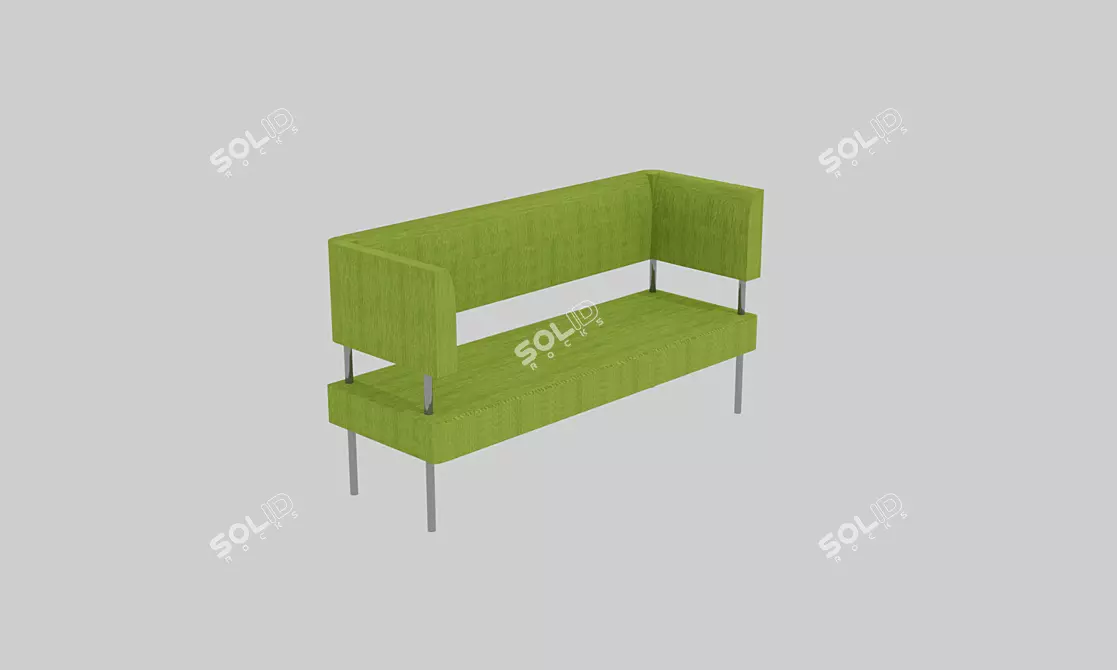 Compact Kitchen Sofa 3D model image 1