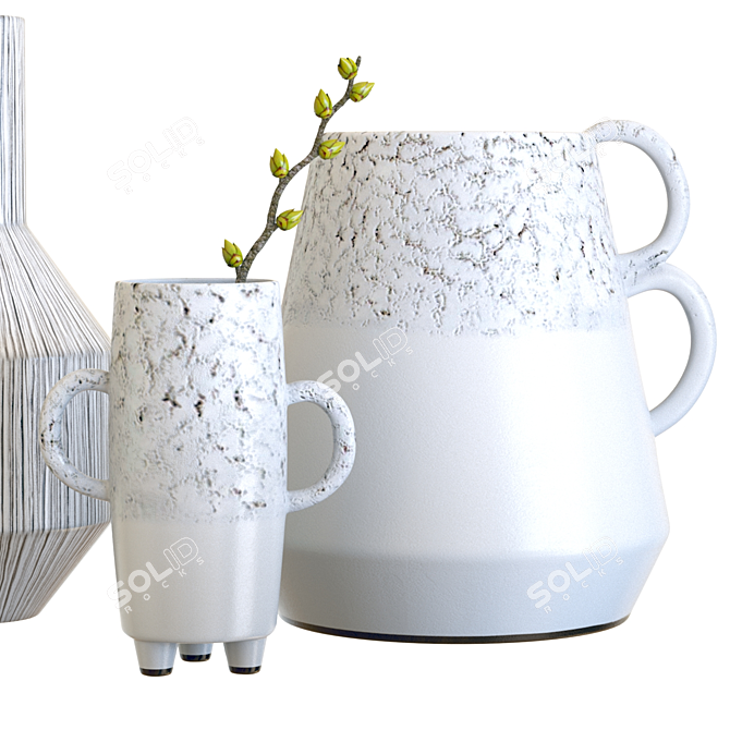 Crate & Barrel Lyman, Fremont & Caldwell Vases: Beautiful 3D Models 3D model image 6