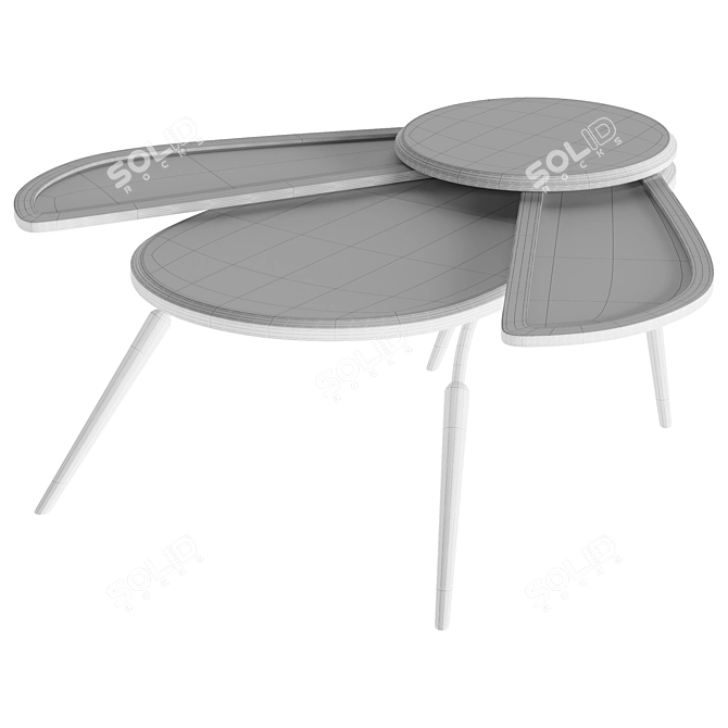 Elytra Winged Table: Dynamic and Interactive 3D model image 3