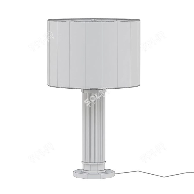 Elegant Table Lamp: Allen 3D model image 2