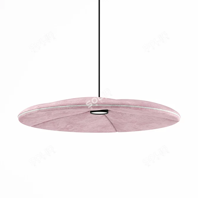 Sleek Lily Sound Lamp 3D model image 6