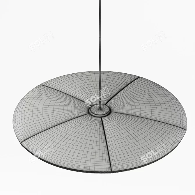 Sleek Lily Sound Lamp 3D model image 8
