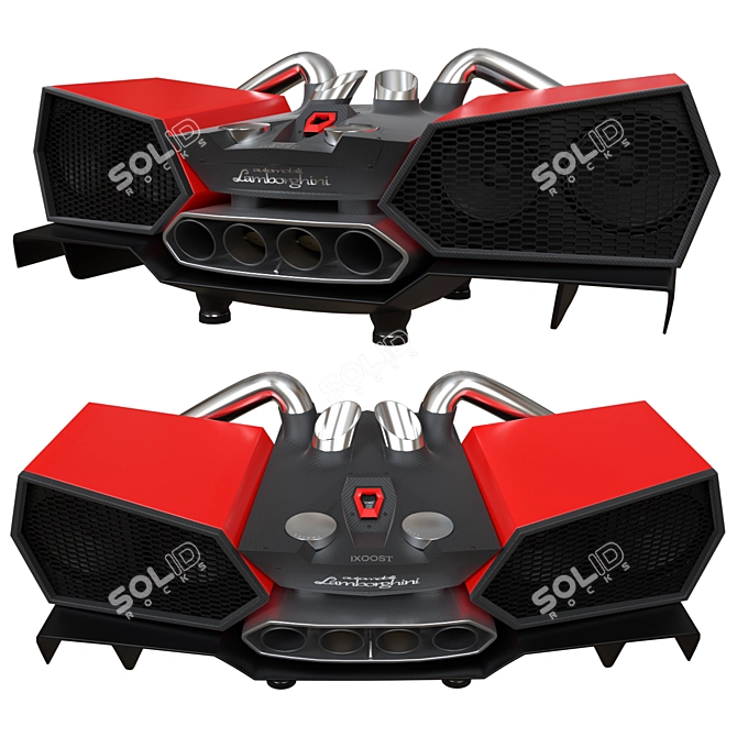 Lamborghini HiFi Sound System 3D model image 1