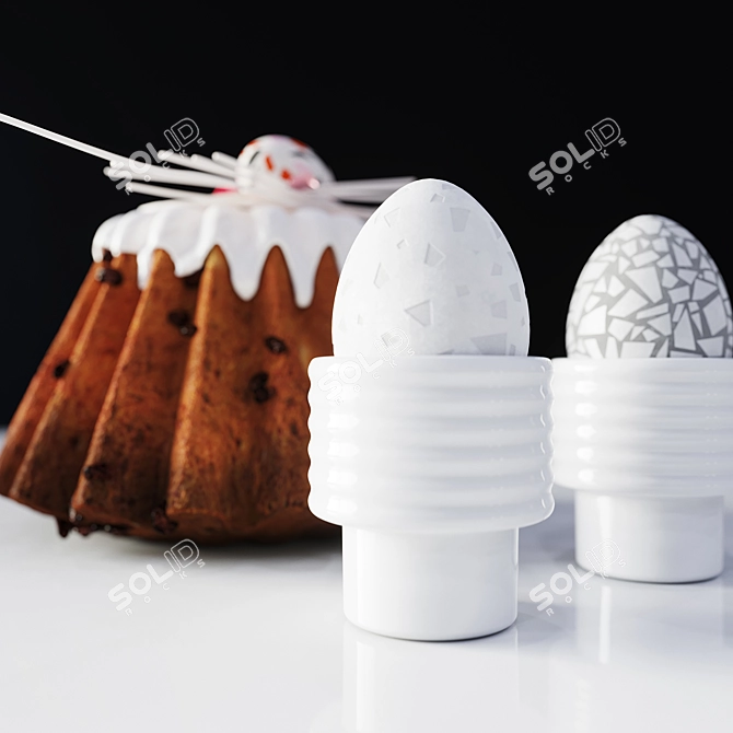 Easter Delight Decor Set 3D model image 3