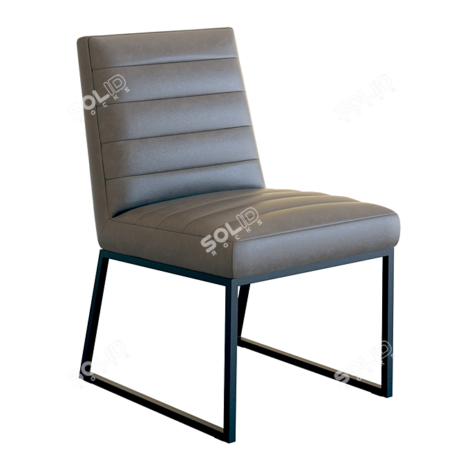 C&B Channel Dining Chair: Sleek Design, Premium Quality 3D model image 8