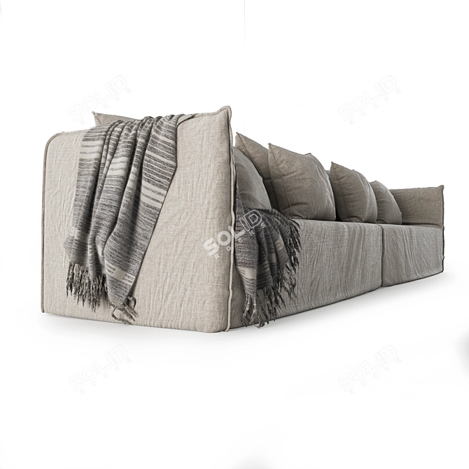 Modern Vray Sofa in 3Ds Max 3D model image 3