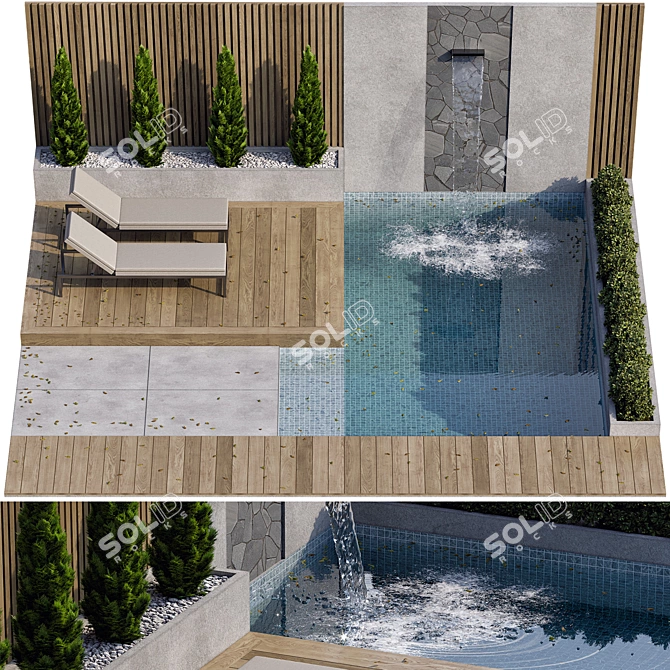 Ultimate Backyard Retreat 3D model image 1