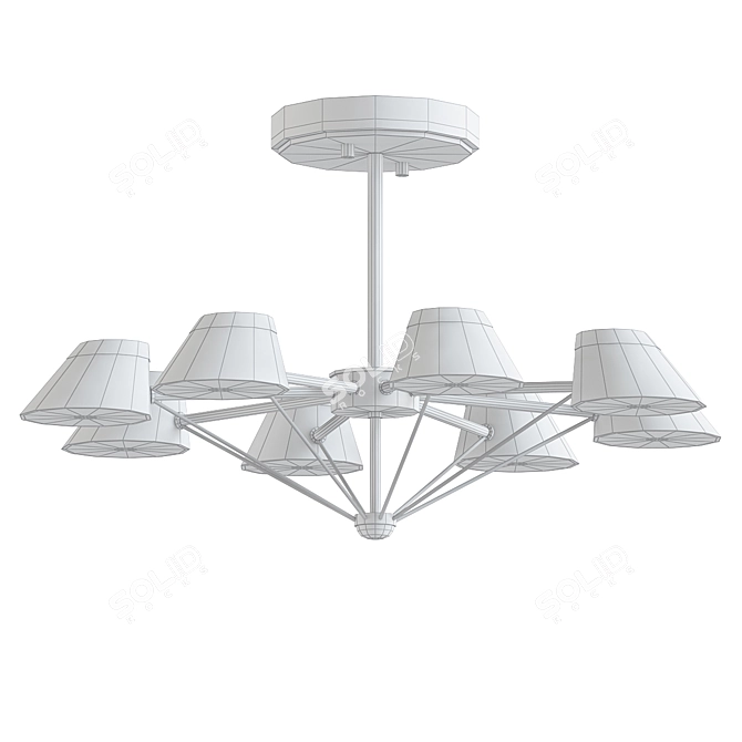 Gloria 2014 Suspension Light in Millimeters 3D model image 2