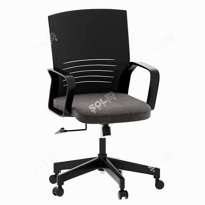 Elegant Eloyd Mesh Office Chair 3D model image 1