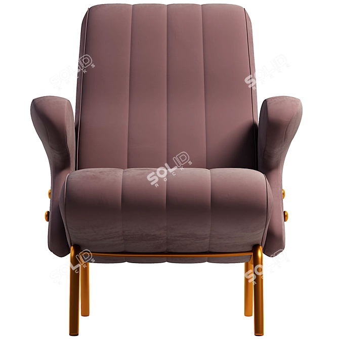 Modern Armchair: Stylish Comfort for Any Space 3D model image 2