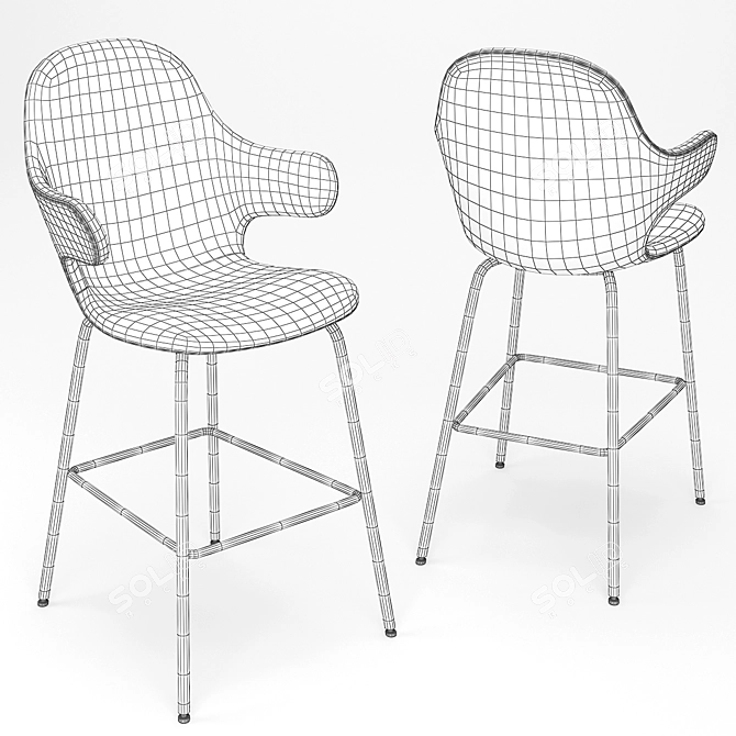 Jaime Hayon Catch Barstool 3D model image 2