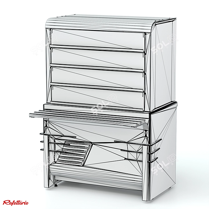Refettorio RC2 Refrigerated Display Case 3D model image 4