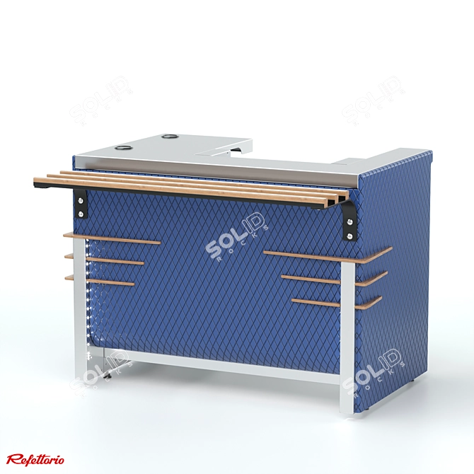 Refettorio Case RT1 - Professional Cash Counter 3D model image 1