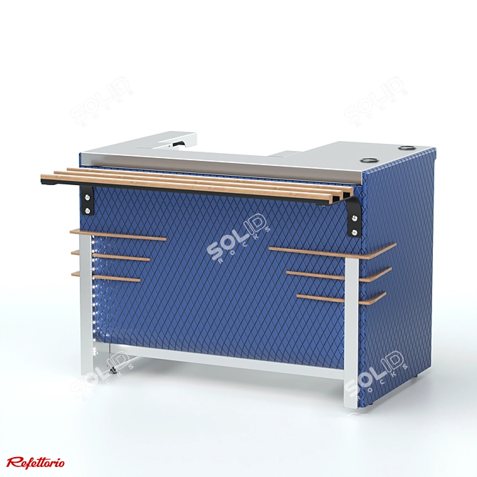Refettorio Case RT1 - Professional Cash Counter 3D model image 2