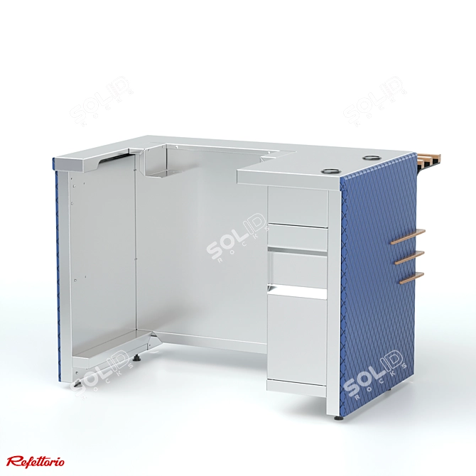 Refettorio Case RT1 - Professional Cash Counter 3D model image 3