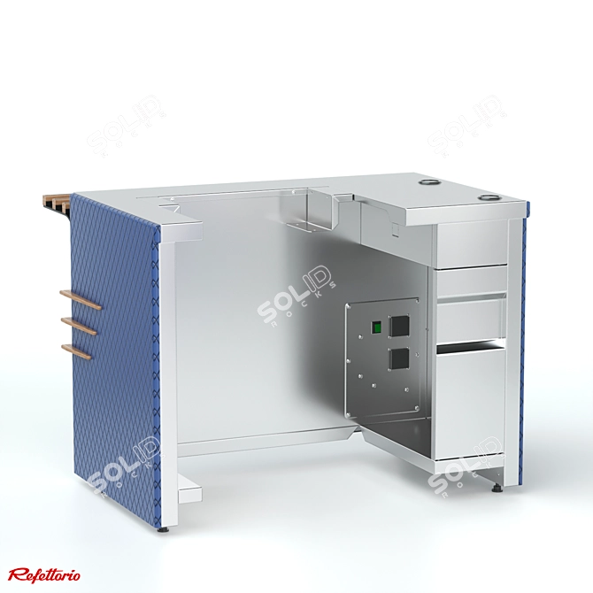 Refettorio Case RT1 - Professional Cash Counter 3D model image 4