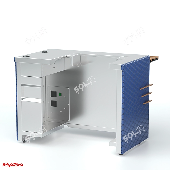 Refettorio Case RT1 - Professional Cash Counter 3D model image 5
