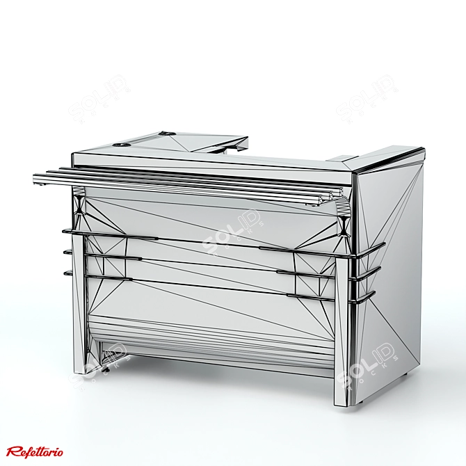 Refettorio Case RT1 - Professional Cash Counter 3D model image 6