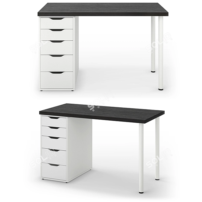 IKEA Set 1: Stylish Desk Bundle 3D model image 3