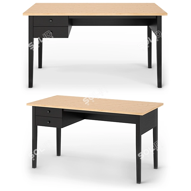 IKEA Set 1: Stylish Desk Bundle 3D model image 5