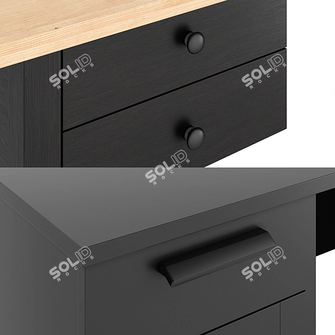 IKEA Set 1: Stylish Desk Bundle 3D model image 6