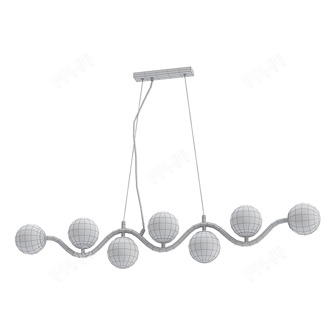 Maytoni MOD059PL-07G Pendant Light 3D model image 2