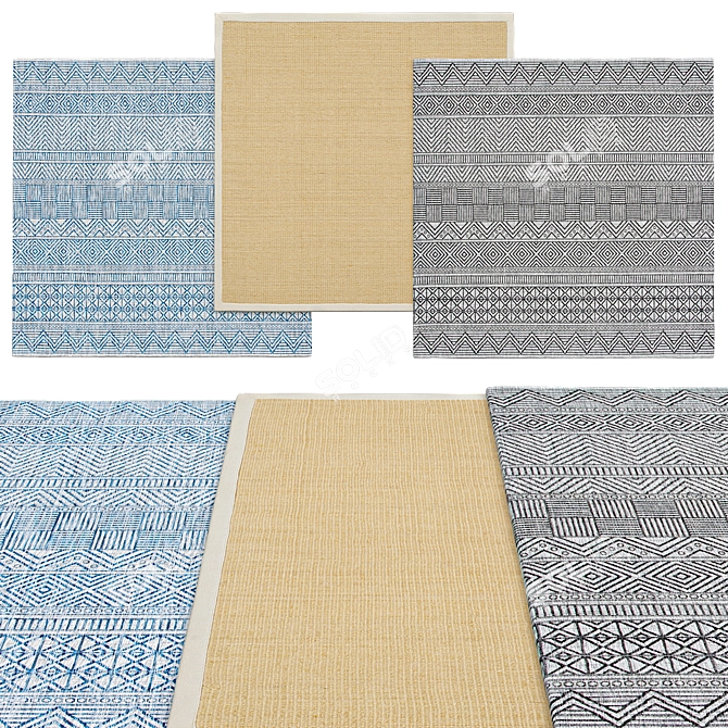 Safavieh Square Rugs | Various Sizes 3D model image 1