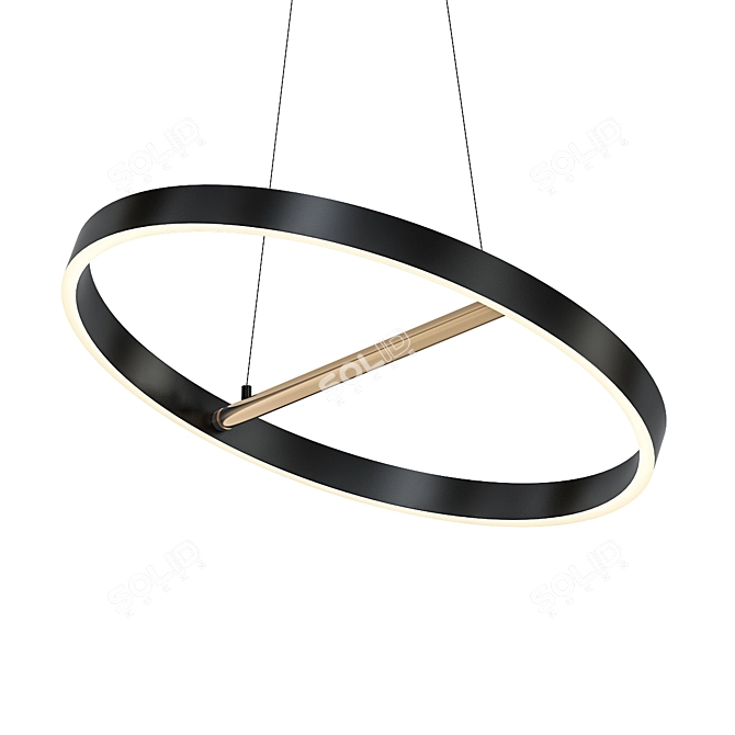 Luminous Elegance: SOL Pendant Light 3D model image 1