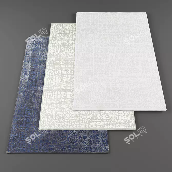 High Resolution Carpets Set 3D model image 1