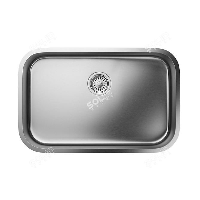 Blanco ADA Stainless Sink 3D model image 2