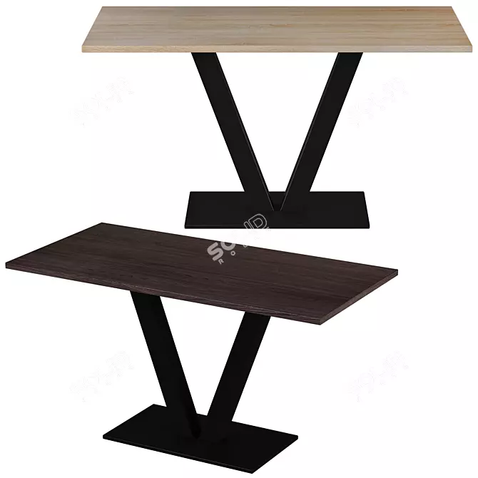 Modern Victory Table | FOLOFT 3D model image 1