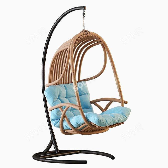 Suspended Swing Chair - Modern Design 3D model image 32