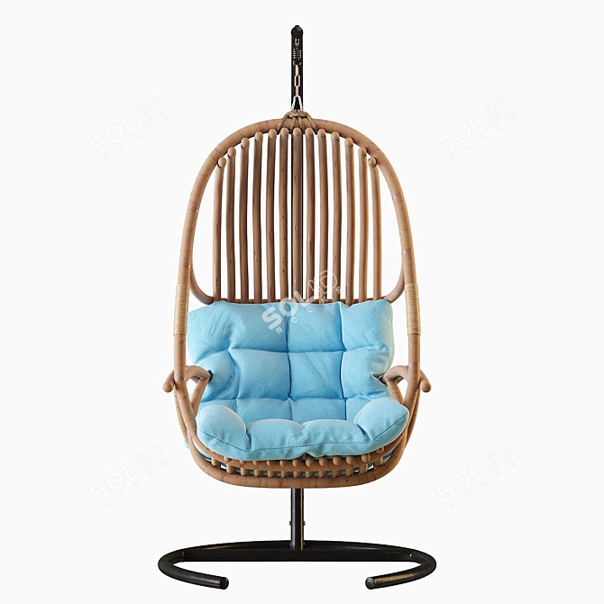 Suspended Swing Chair - Modern Design 3D model image 34