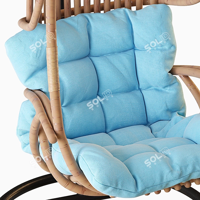 Suspended Swing Chair - Modern Design 3D model image 36
