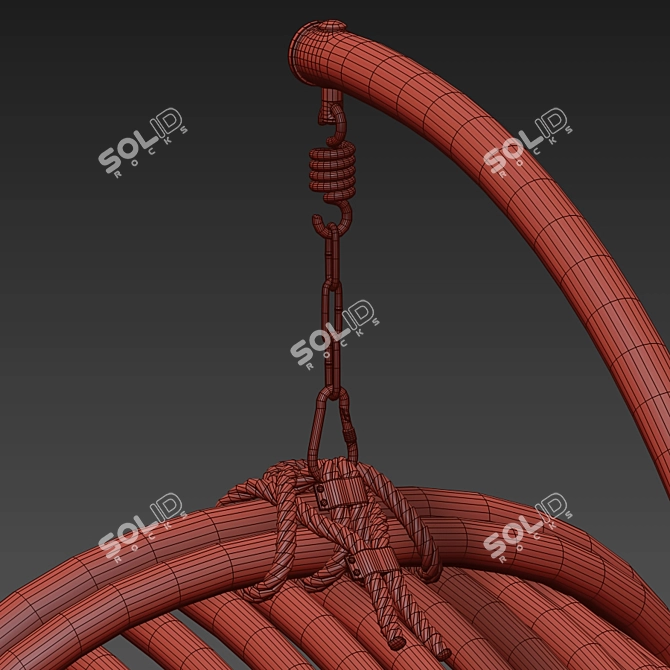 Suspended Swing Chair - Modern Design 3D model image 47